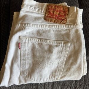 Levi's 501 Men’s White Jeans Size 32 x 30